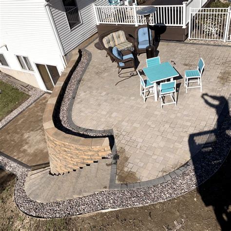bath mi paver patio install|Paver Patios – Michlawns Lawn Care & Landscaping.